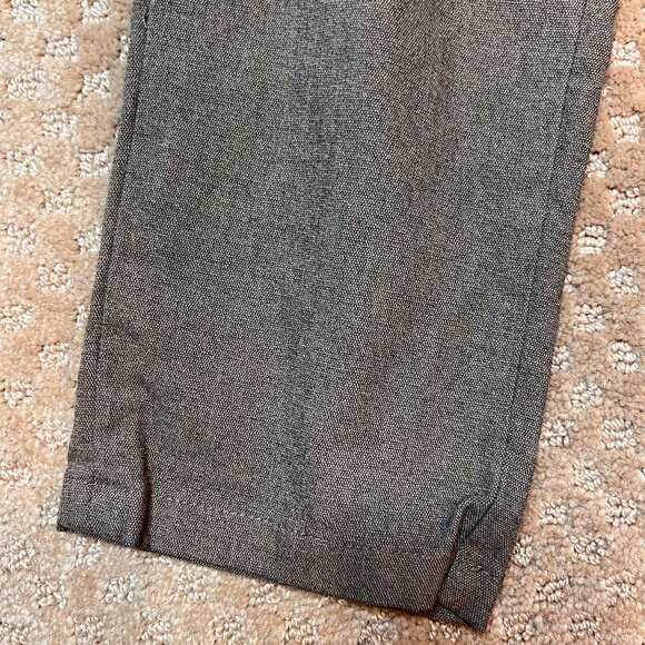 Zara Man Size 34 Work Outfit Trousers Brown Tweed Skinny Leg Casual Dressy Trend - Picture 3 of 10